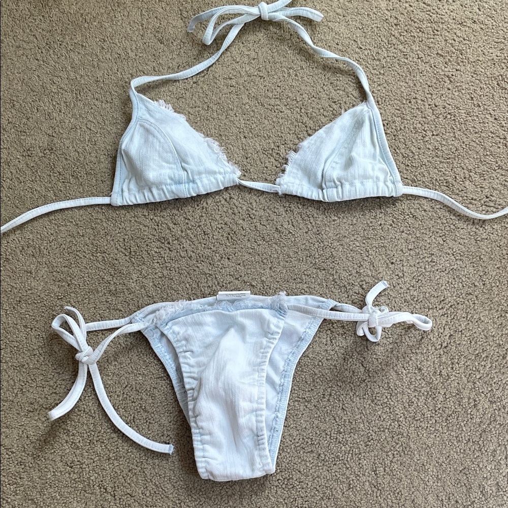 Edikted White Bikini Set